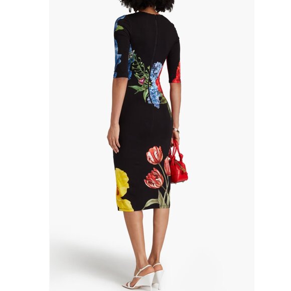 ALICE + OLIVIA DELORA MIDI DRESS SIZE XS/S NEW - Picture 9 of 9